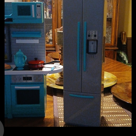 Light And Sound Kitchen With Refrigerator For 18" Dolls - Picture 4 of 13